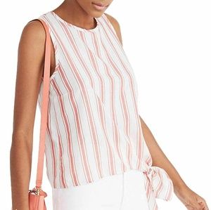 Madewell Tops - Madewell striped side tie tank top Madewell Tops - Madewell striped side tie tank top